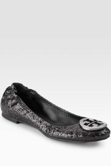 Tory Burch Reva Glitter Ballet Flats - Lyst