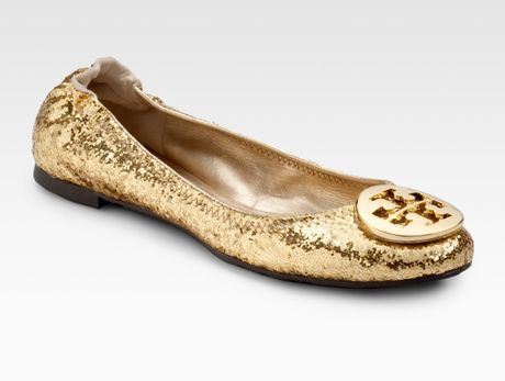 tory burch sparkle flats