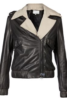 3.1 Phillip Lim Leather Bomber Jacket - Lyst