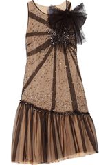 RED Valentino Sequin-embellished Tulle Dress