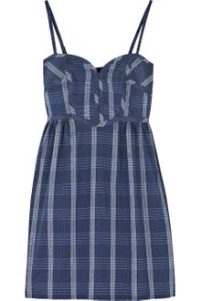 Aubin & Wills Leventhorpe Checked Cotton Dress - Lyst