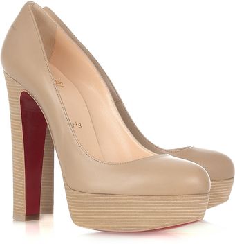 Christian Louboutin Bibi 140 Leather Pumps - Lyst