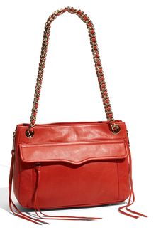 Rebecca Minkoff Swing Double Chain Leather Shoulder Bag - Lyst