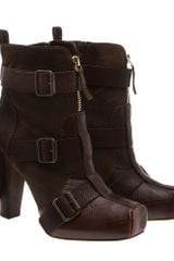 Alexander McQueen Ankle Boot with Buckles