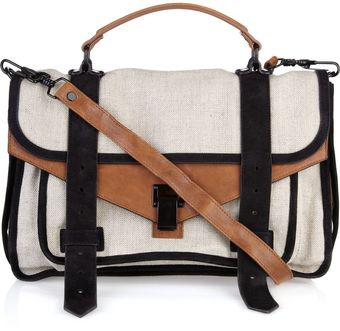 Proenza Schouler Ps1 Medium Linen Satchel - Lyst