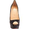 Christian Louboutin Lady Peep in Black - Lyst