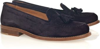 A.P.C. Tassel-embellished Suede Mocassins - Lyst