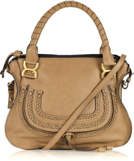 chloe mini marcie bag nut