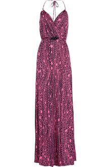 Milly Chain-print Stretch-jersey Halterneck Dress - Lyst