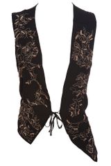 Ann Demeulemeester Embroidered Waistcoat