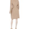 Fendi Ruffle Trim Coat in Beige (camel) - Lyst