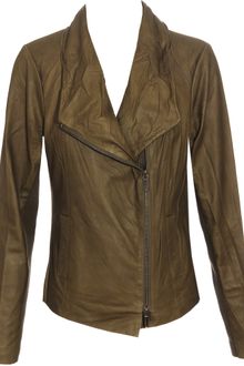 Vince Soft Leather Biker Jacket - Lyst