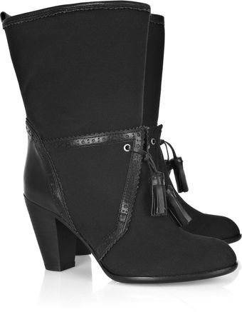 Marc By Marc Jacobs Canvas and Leather Boots - Lyst