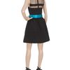Jason Wu Pin Tuck Pleat Dress with Belt in Black - Lyst