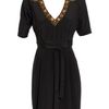 Temperley London Embroidered Cut Out Dress in Black - Lyst