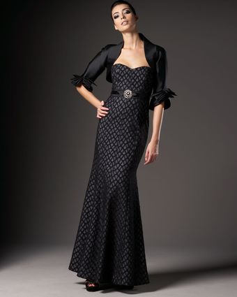 Redux Charles Chang-lima Shaped Zibeline Bolero - Lyst