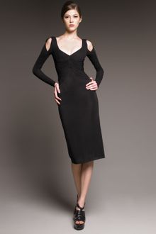 Zac Posen Cold-shoulder Jersey Dress - Lyst