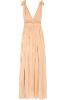 D&G Backless Silk-chiffon Gown - Lyst