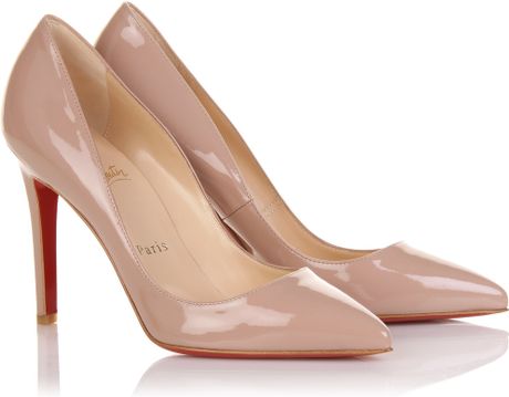 Authentic Christian Louboutin Pigalle 100 Nude Pumps Shoes Size 37 ...