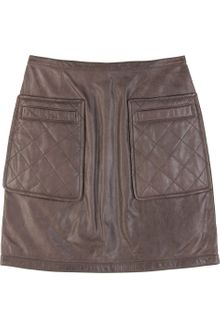 3.1 Phillip Lim Leather A-line Skirt - Lyst