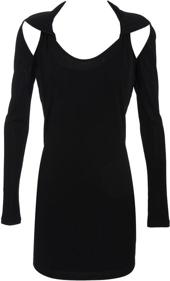Alexander Wang Mini Dress with Twist Detail - Lyst