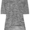 Alexander Wang Knitted Marl Tshirt in Gray - Lyst