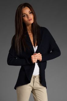 Autumn Cashmere Classic Rib Drape Coat - Lyst