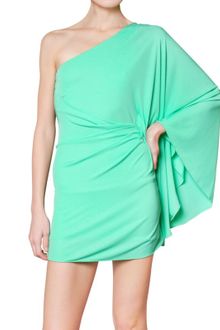 DSquared2 One Shoulder Viscose Crepe Jersey Dress - Lyst