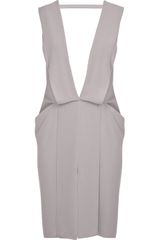 Max Azria Plunge-neck Crepe Dress