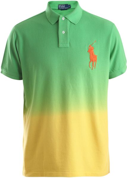 tie die polo shirt