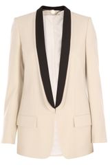 Stella McCartney Cream Tuxedo Jacket