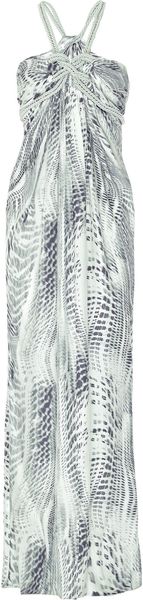 Thurley Rope Twist Printed Silk Maxi Dress - Lyst