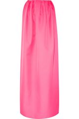 Jil Sander Fluoro Side-split Twill Maxi Skirt
