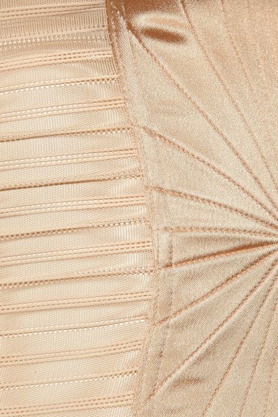 corset beige satin