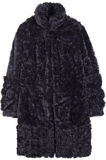 Anna Sui Faux Fur Coat - Lyst