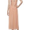 Alberta Ferretti Silkchiffon Bodice Dress in Orange - Lyst