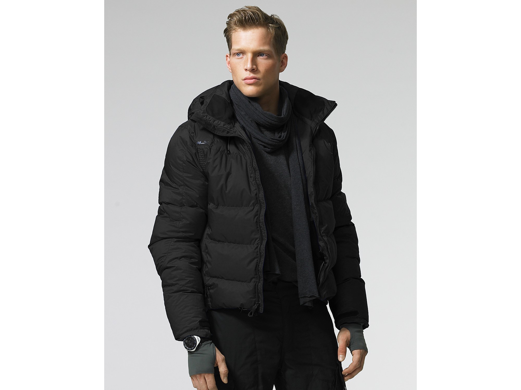 Ralph Lauren Rlx Core Down Jacket in Black for Men (Rl Black) | Lyst