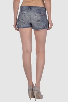 7 For All Mankind Denim Shorts - Lyst