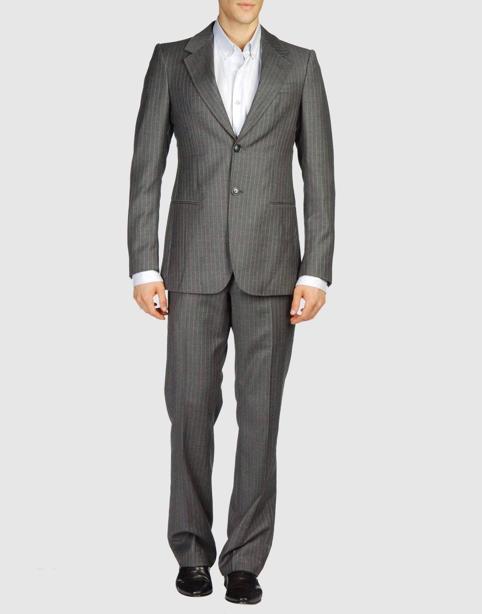 Emporio Armani Suit in Gray for Men (lead) Lyst