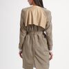 Acne Doublebreasted Trench Coat in Beige - Lyst