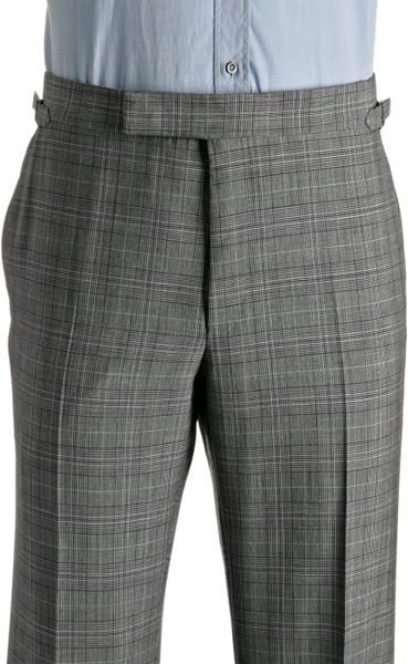 Tom Ford Black Plaid Wool-mohair 2-button Suit with Flat  