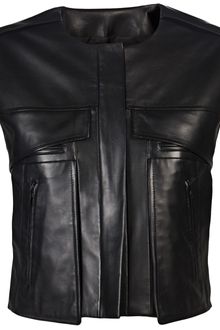 Alexander Wang Leather Vest - Lyst