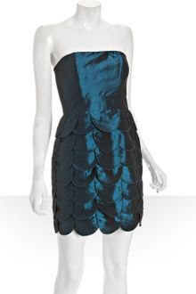 Laundry By Shelli Segal Starlite Taffeta Tiered Strapless Dress - Lyst