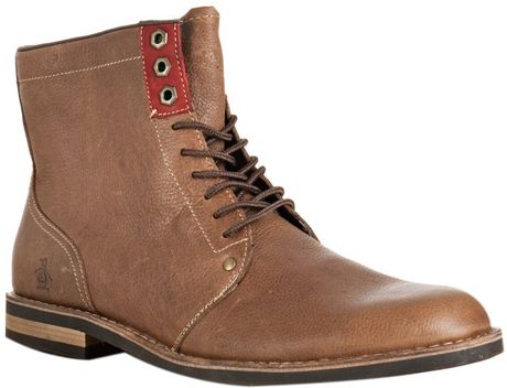 brown penguin boots