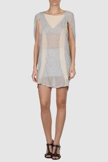 Zoe Tees Short Dress - Lyst