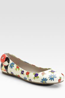 Marc By Marc Jacobs Miss Marc Patent Ballet Flats - Lyst
