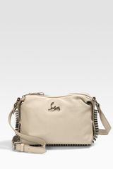 Christian Louboutin Morrigan Small Capra Shoulder Bag