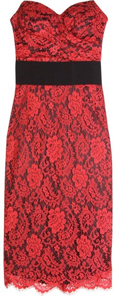 Dolce & Gabbana Lace Cocktail Dress - Lyst