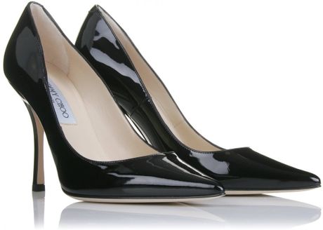 Jimmy Choo Lilac Patent Pumps in Black - Lyst
