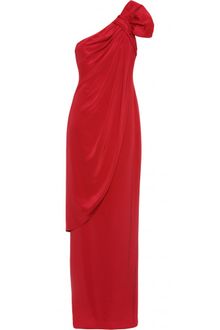 Notte By Marchesa Silk Gown with Bow Detail - Lyst